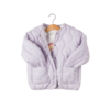 Purple quilted jacket