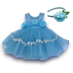 Elsa Ice Blue Frock