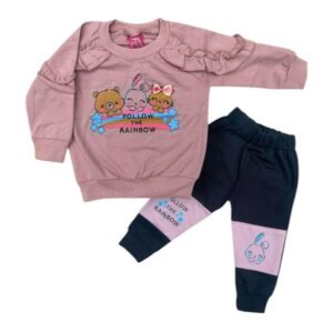 Blingy Follow the Rainbow Girls Set – Pink