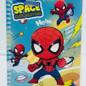 Spider Man Note Book Light Bluish