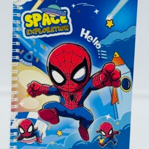 Spider Man Note Book Bluish