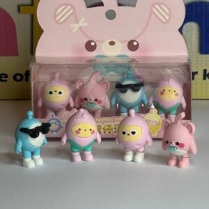 Pink UFO Erasers Pack